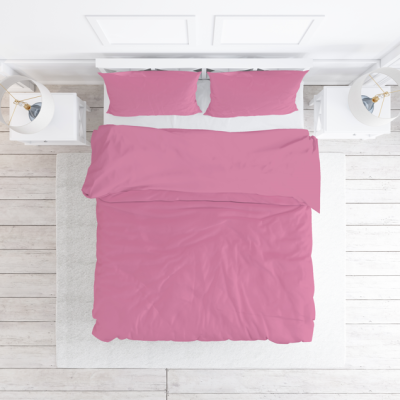 Baumwollbettwaesche_160x200_Dunkelrosa