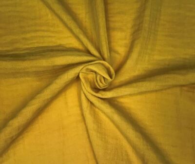 Musselin_Double_Gaze_Senfgelb